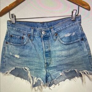 Distressed Denim Women Shorts